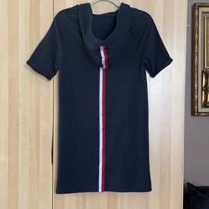 Tommy Hilfiger Navy hooded sweater dress_Size XSP